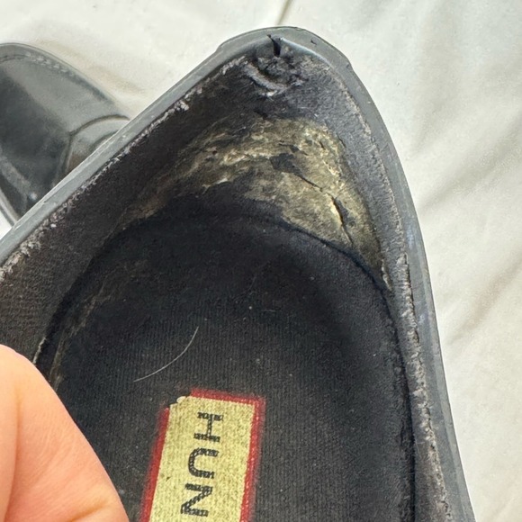 Hunter Womens Black Penny Loafer Sz 9‎ Slip On Preppy Dark Academia Office Goth - Picture 9 of 12